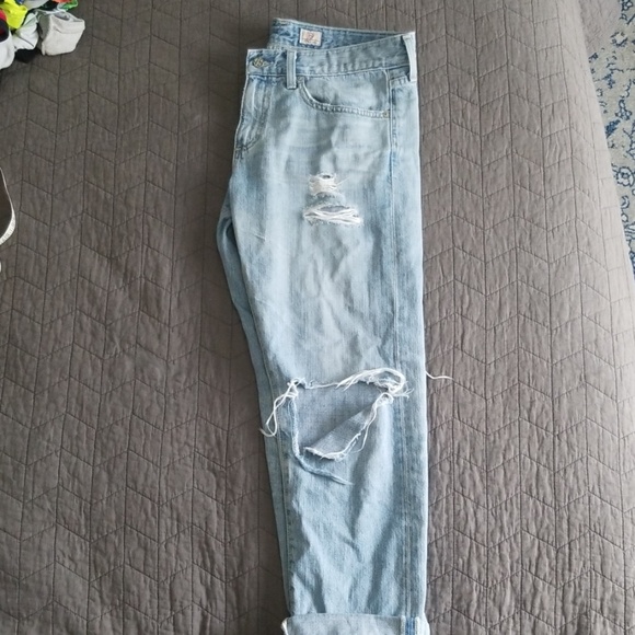 Pantalón Cargo AG Adriano Goldschmied The Turner - Corte Suelto Para Hombre, Talla 47, Cremallera Y Botón, Estilo Utility